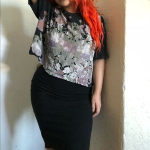 Floral crop top